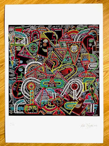 Manchester A3 limited edition print
