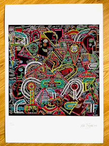Manchester A3 limited edition print