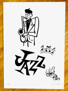 JAZZ A3 signed limited edition print