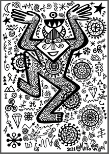 Starchaser (original ink drawing 2021)