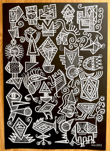 The Lost Kingdom (number one) A3 Original Drawing 2023