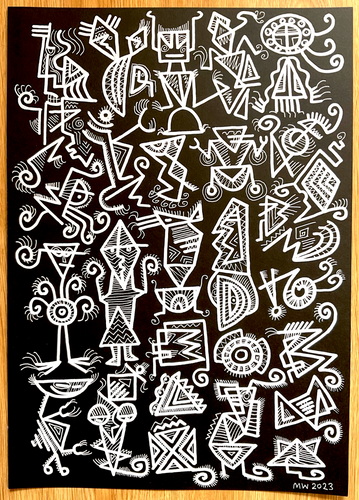 The Lost Kingdom (number two) original drawing 2023