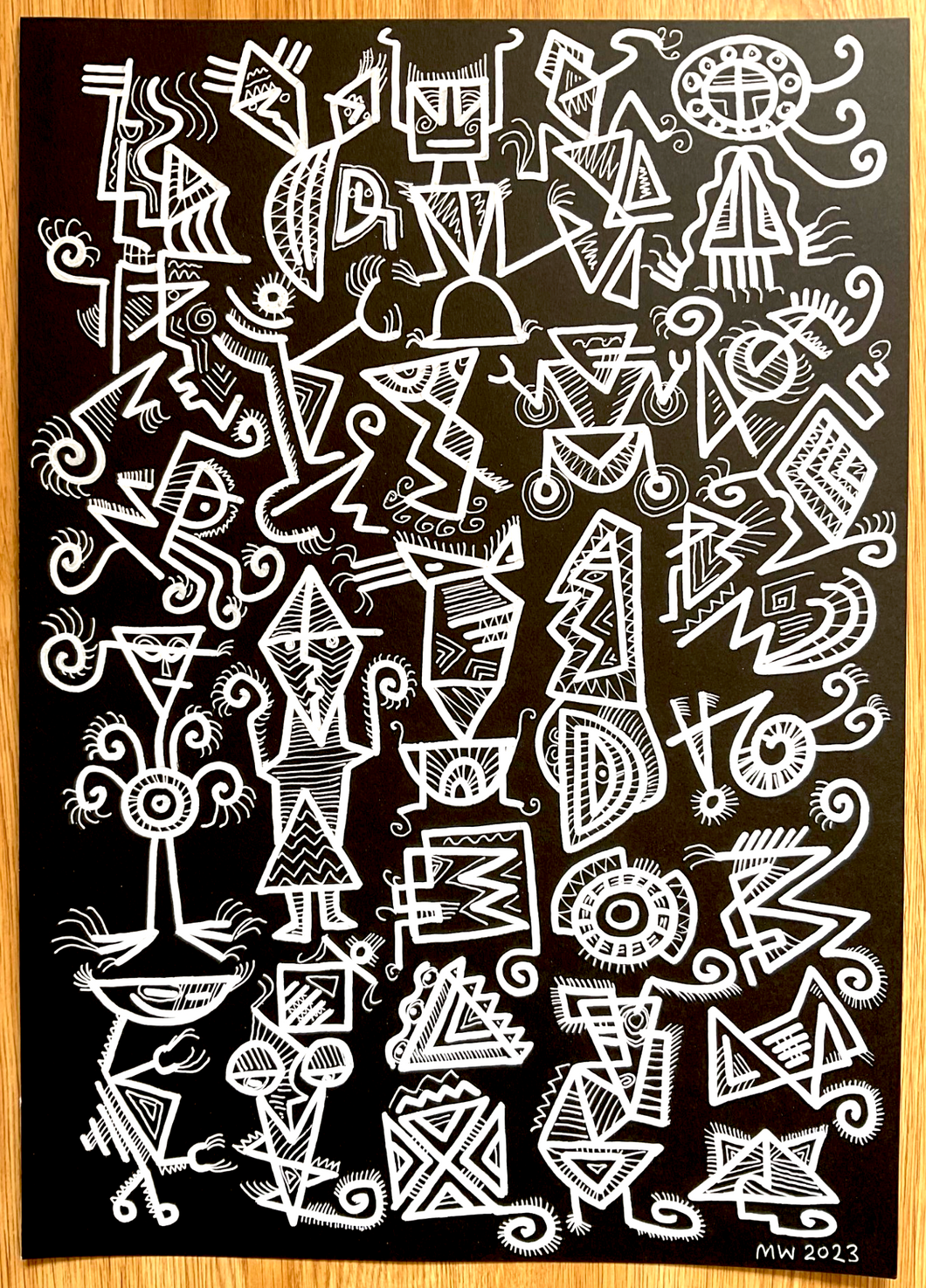 The Lost Kingdom (number two) original drawing 2023
