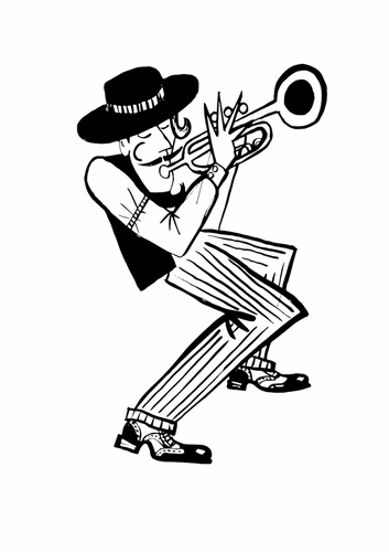 JAZZIN -A3 Signed limited edition print