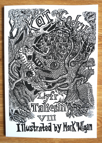A signed copy of Kat Godeu Llyfr Taliesin VIII