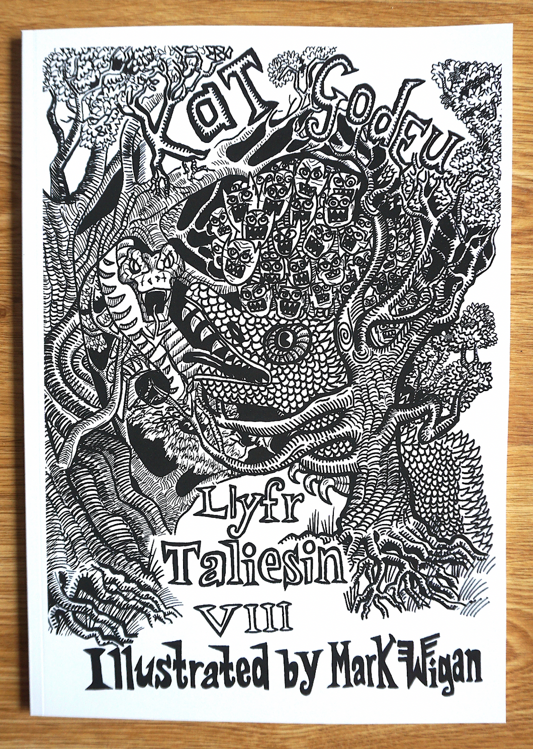 A signed copy of Kat Godeu Llyfr Taliesin VIII