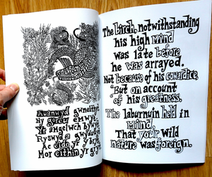 A signed copy of Kat Godeu Llyfr Taliesin VIII