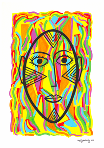 Wide Awake (2023) Signed A3 limited Edition Giclee Print