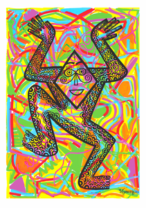 Space Dancer signed original artwork