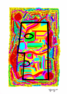 Deep Time (2023) signed A3 giclee print