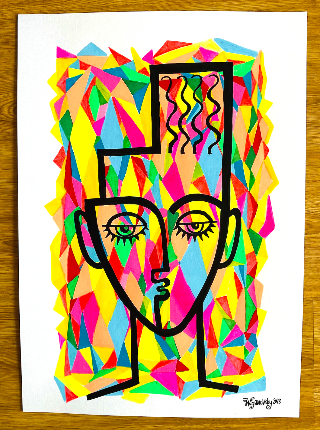Inner Monologue  Limited Edition A3 Giclee Print signed 2023