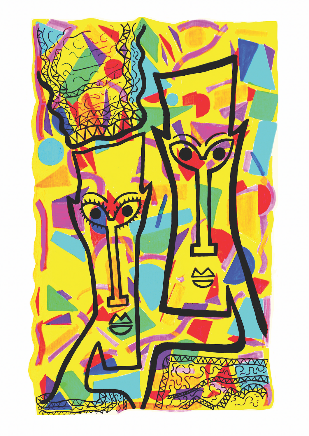 The Two of Us (2023) signed limited edition A3 giclee print