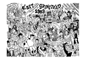 East Grinstead 1989 Boys Own Party A3 print