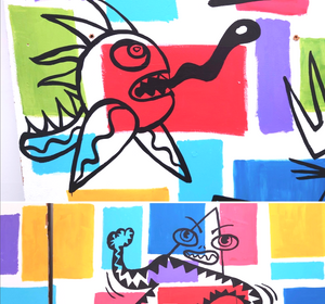 Noiselab Mural paintings Manchester 2009