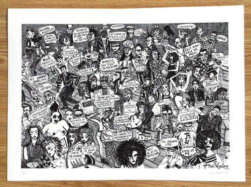Feet dont fail me now! limited edition A3 print