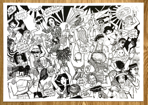 Lets get this party started. A3 print