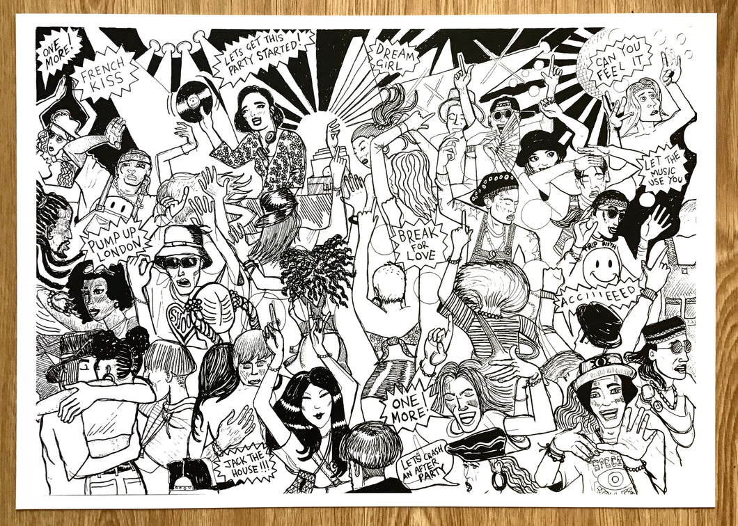 Lets get this party started. A3 print