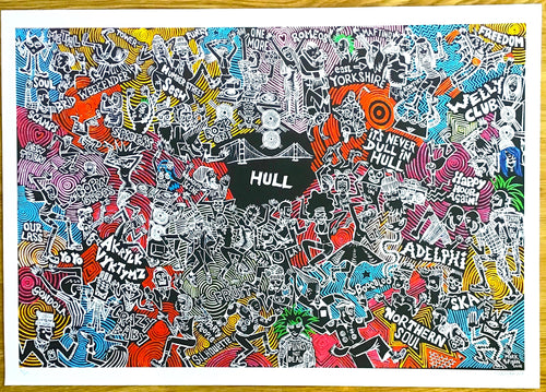 Its Never Dull in Hull! signed A3 Giclee print