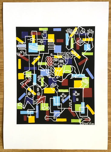 Signed Balearic Dawn A3 print