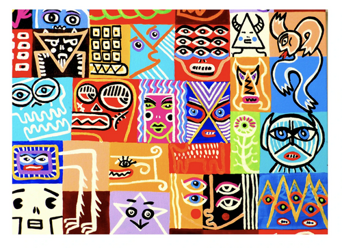 Urbanites A3 print