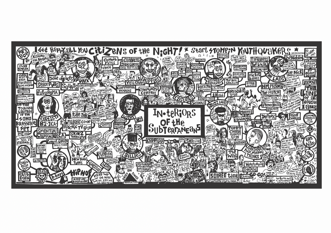 Citizens of the Night 1984 A3  print