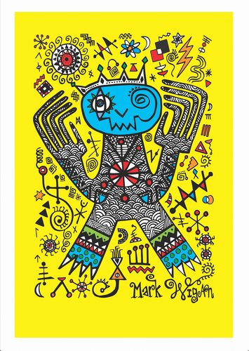 Blue King A3 Giclee print 2021
