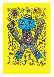 Blue King A3 Giclee print 2021