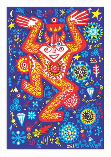 Spellbound A3 print