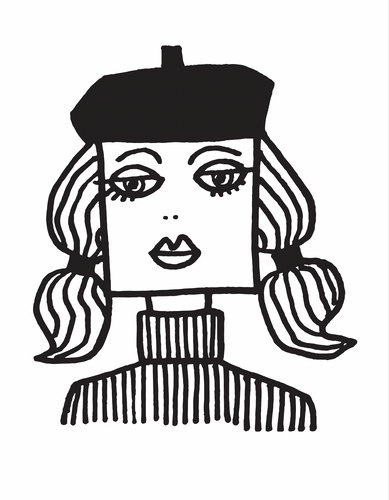 BEAT GIRL Signed limited edition A3 print