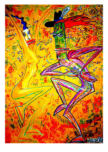 DANCE DANCE DANCE 1987 A3 limited edition print