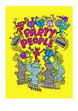 Load image into Gallery viewer, PARTY PEOPLE A3 limited edition  print